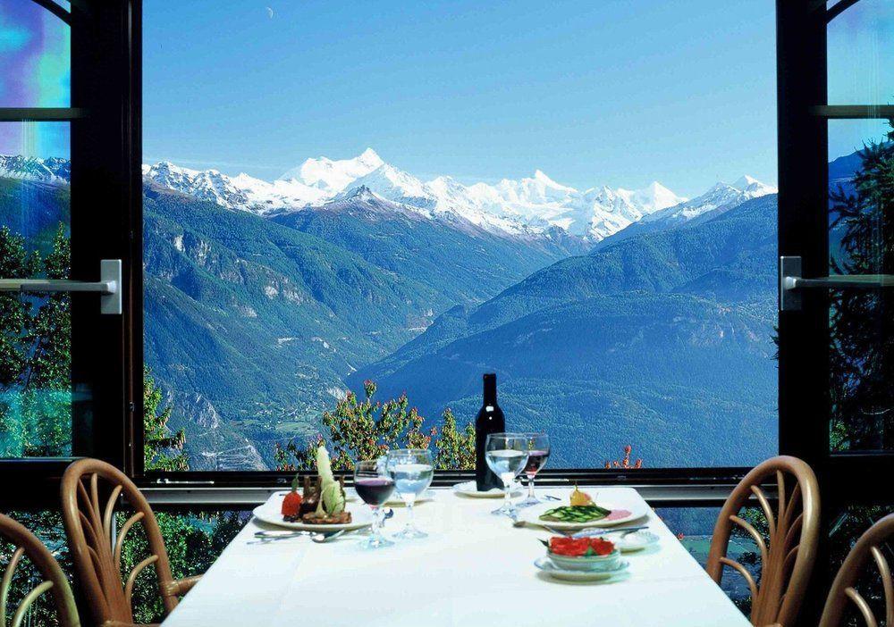 Hotel-Restaurant Le Mont Paisible, Crans-Montana Exterior photo